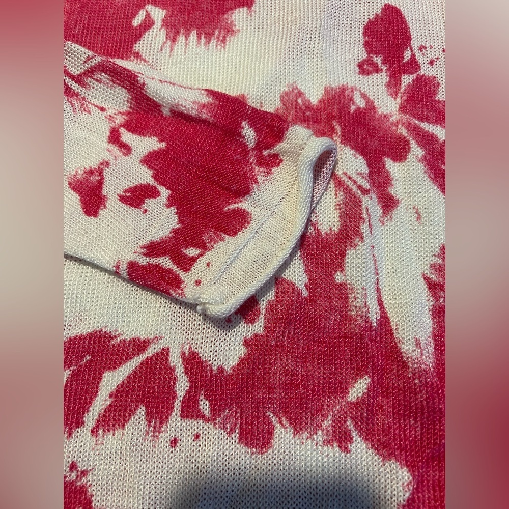 SPANNER Red and White Long Sleeve Tee - Picture 3 of 6